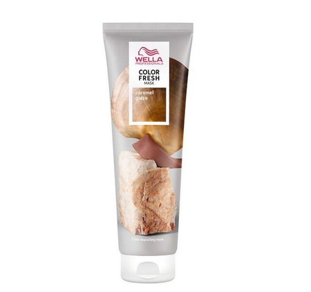 Wella Color Fresh Caramel Glaze maska do włosów karmelowych nabłyszczenie i tonowanie 150ml