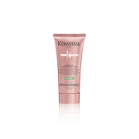 Kérastase Chroma Absolu Masque Vert Neutralisant maska do ciemnych włosów neutralizująca czerwone odcienie 150ml