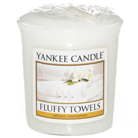 Yankee Candle Fluffy Towels sampler świeca zapachowa świeże ręczniki bawełniane 49g