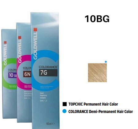 Goldwell Colorance Farba do włosów 60ml 10-BG - jasny blond beżowy złoty