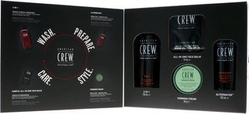 American Crew Set 3IN1 Szampon, odżywka i żel pod prysznic zestaw