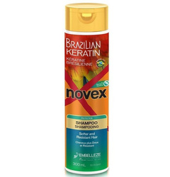 Novex Brazilian Keratin Szampon do włosów zniszczonych i osłabionych, odbudowujący i wzmacniający 300ml