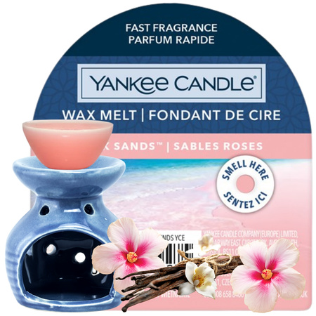 Yankee Candle Wax Pink Sands wosk zapachowy do kominków egzotyczne owoce i wanilia 22g