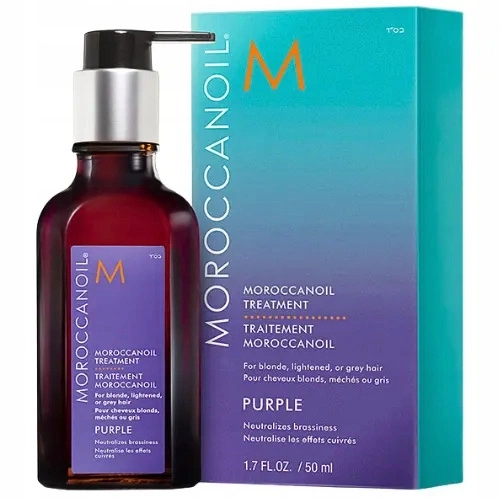 Moroccanoil Treatment Purple Oil Olejek wzbogacony o tonujące fioletowe pigmenty 50ml