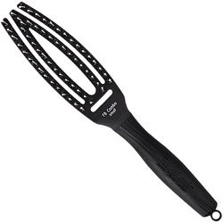 Olivia Garden Finger Combo Small czarna szczotka do włosów