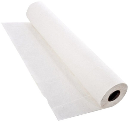 Podkład medyczny włókninowy podfoliowany 50cm x 50m/25g/m2, higieniczny i trwały do zabiegów kosmetycznych i medycznych