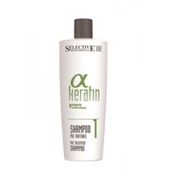 Selective Alpha Keratin PreTreatment Shampoo szampon do włosów oczyszczający przed zabiegiem keratynowym 500ml