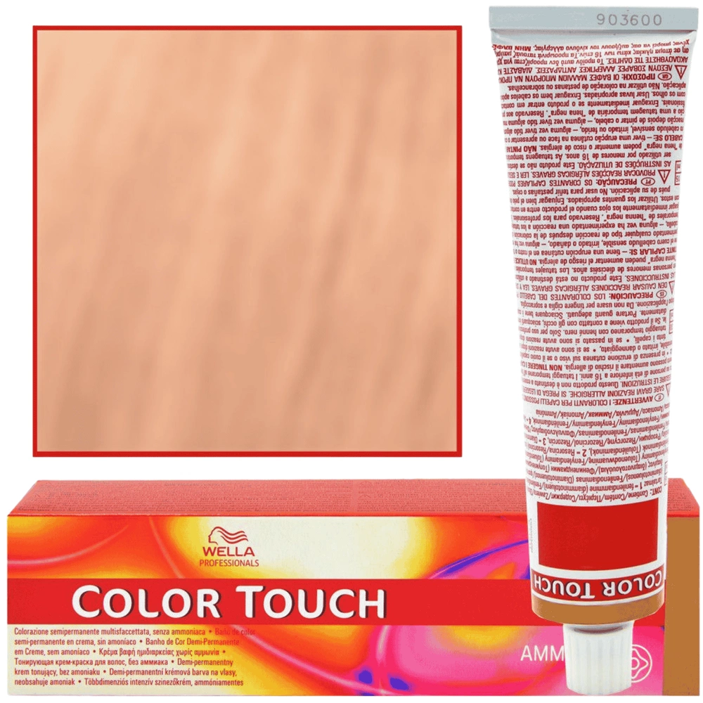 Wella Color Touch 10/34 farba krem koloryzująca do włosów bardzo jasny blond złoto-miedziany 60ml