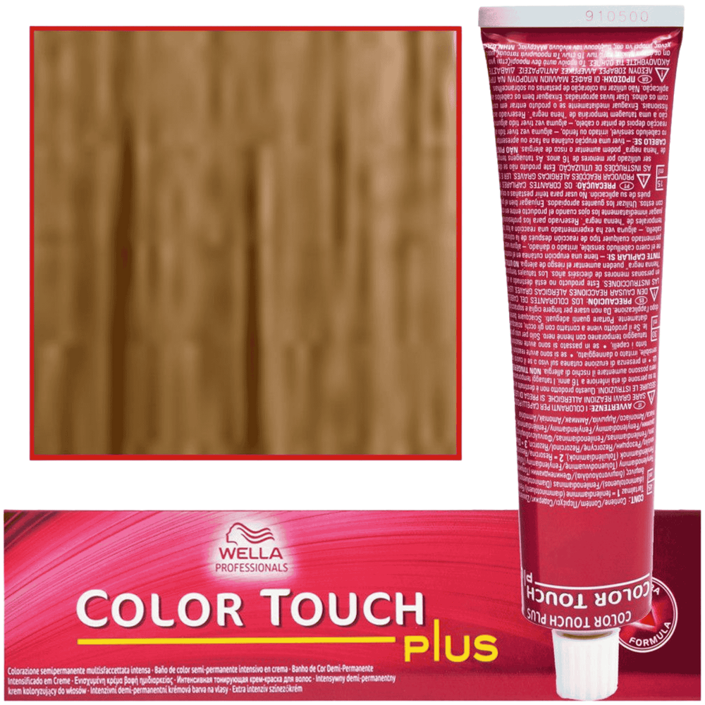 Wella Color Touch Plus 88/03 farba krem koloryzująca do włosów intensywny jasny blond naturalno-złoty 60ml
