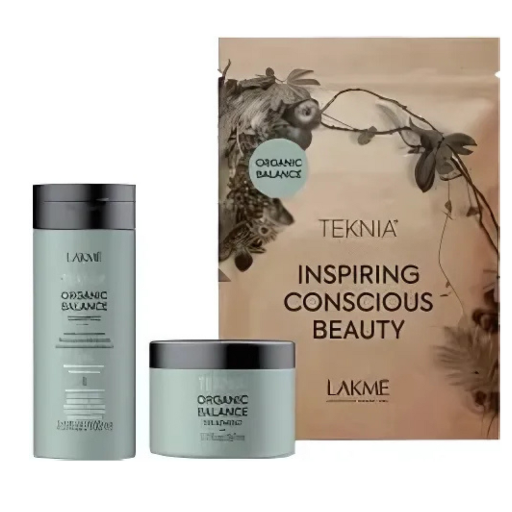 Lakme Teknia Organic Balance Travel Pack 50+100ml