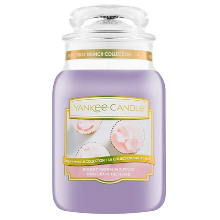 Yankee Candle Duża świeca Sweet Morning Rose 623g