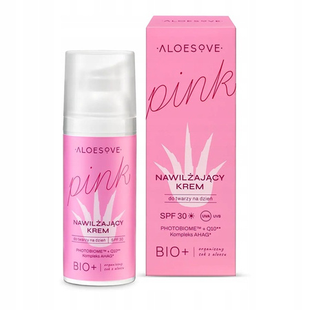 Aloesove PINK Krem ochrona UV do twarzy 30 SPF na dzień 50 ml
