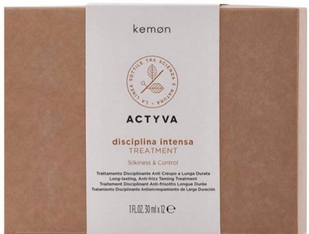 Kemon Actyva Disciplina Intensive Treatment intensywna kuracja wygładzająca do włosów 12x30ml