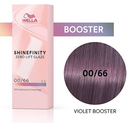 Wella Shinefinity 00/66 Violet półtrwała farba do włosów fioletowy połysk bez amoniaku 60ml