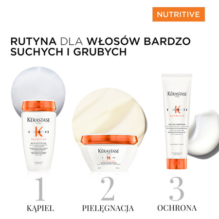 Kérastase Nutritive Bain Satin Riche kąpiel odżywcza do włosów grubych 250 ml