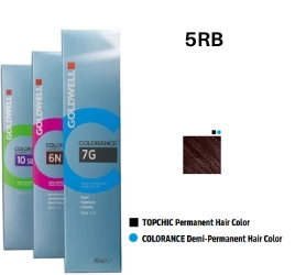 Goldwell Colorance farba do włosów 5-RB jasny brąz czerwono-złoty ciepły wielowymiarowy kolor 60 ml