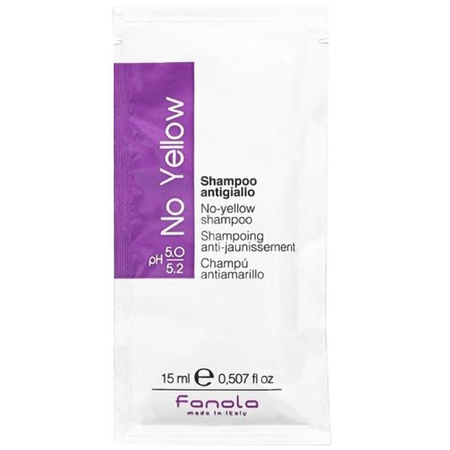 Fanola No Yellow szampon neutralizujący żółty odcień do włosów blond 15ml