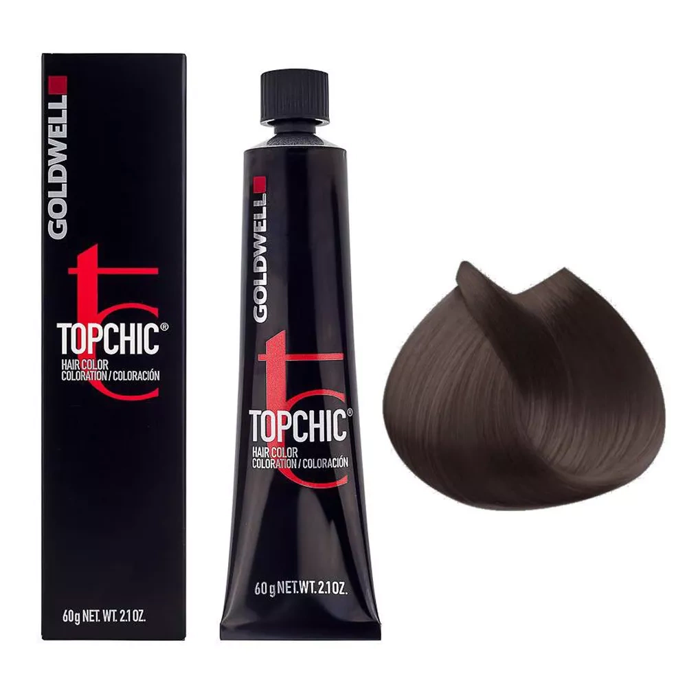 Goldwell Topchic Elumenated 5N@BK farba do włosów 60ml - jasny naturalny czarny