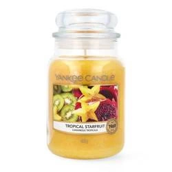 Yankee Candle Large Jar Tropical Starfruit duża świeca zapachowa egzotyczna karambola i tropiki 623g