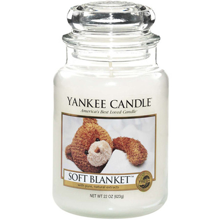 Yankee Candle Large Jar Soft Blanket Świeczka 623g